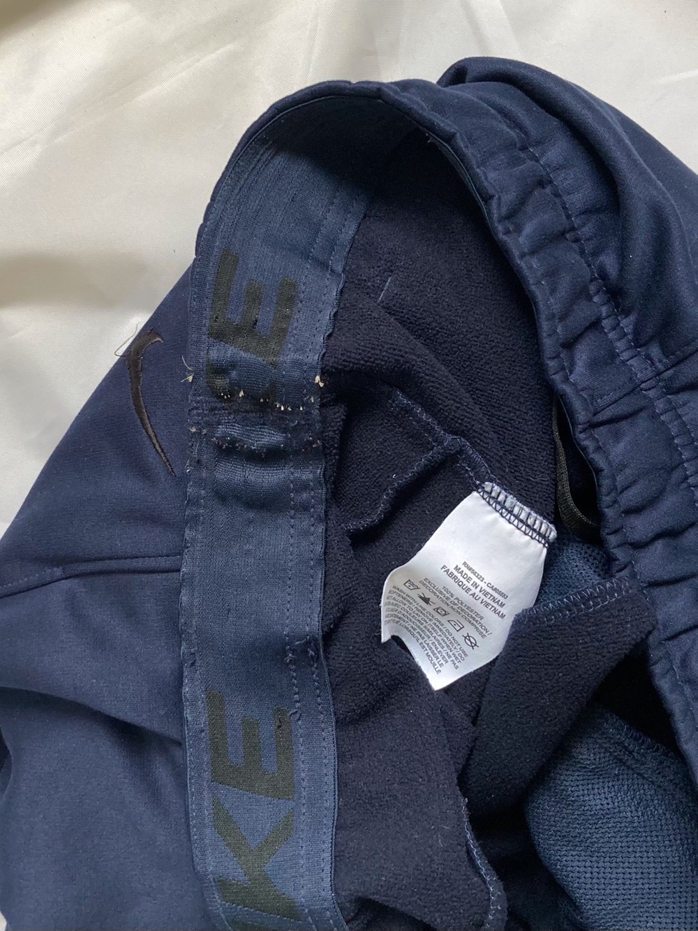 Nike Therma-FIT Men’s Open-Hem Fleece Fitness Pants Obsidian/Navy XL DQ4856-451 - Picture 12 of 14